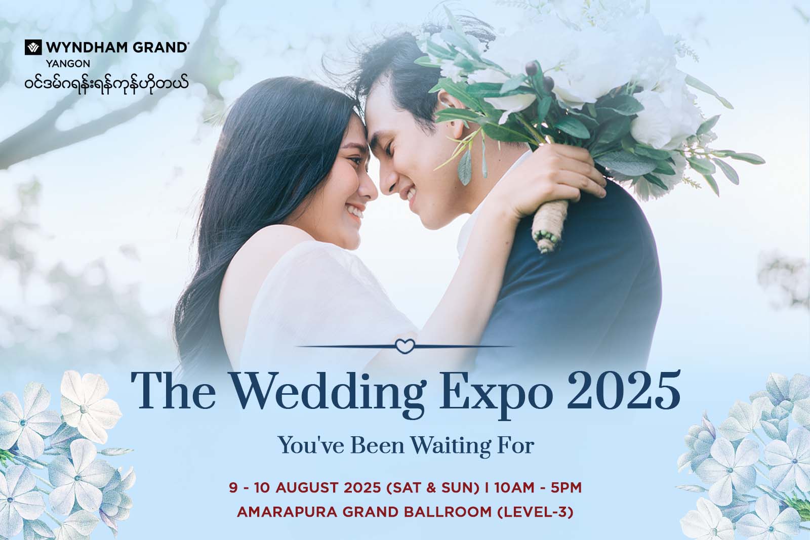 Heavenly Wedding in Wyndham Grand Yangon